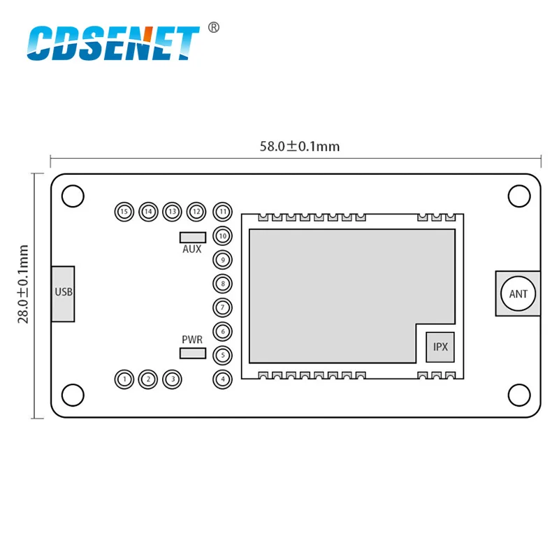 SX1278 Lora Wireless Module USB Test Board 433MHz 470MHz 20dbm CDSENET E32-400TBL-01 UART Wireless Module E32-400T20S