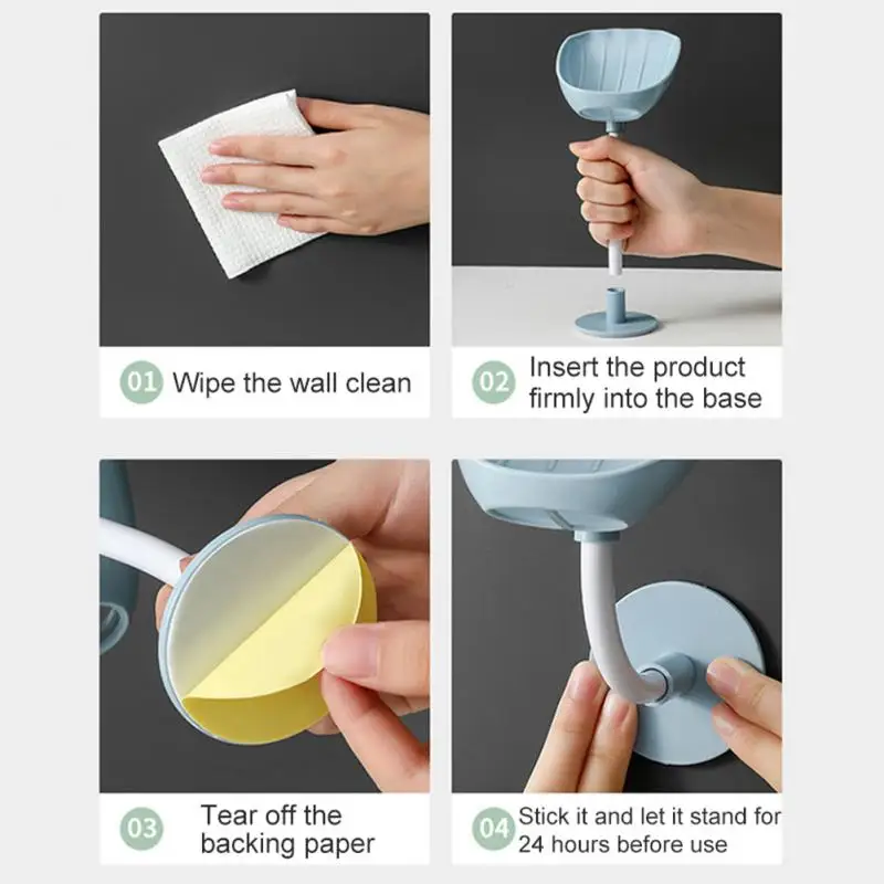 

Punch-free Bathroom Drain Soap Box Bath Shower Soap Holder Bendable Wall-mounted Soap Portable Dish Storage Tray Supplies