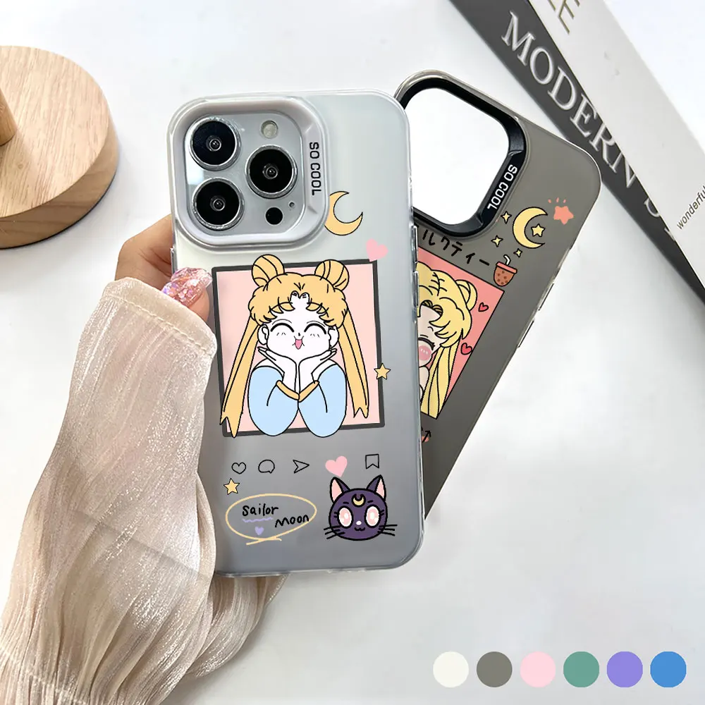 Чехол для телефона с рисунком S-Sailor Moon VIVO T1X S17T S17 S16E S15 S12 S1 V40 V29 V29E V27E V23 V23E V25 IQOOU 5X NEO S