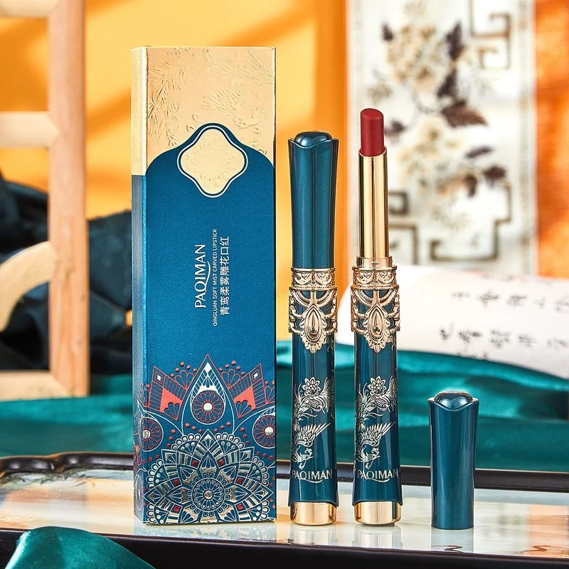 

Gentle Chinese Style WaterProof Lipstick Matte Lasting Easy To Color Lip Gloss Lip Cosmetics Beauty Makeup