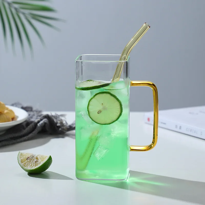 4 шт./набор прозрачные стаканы для напитков 375 мл