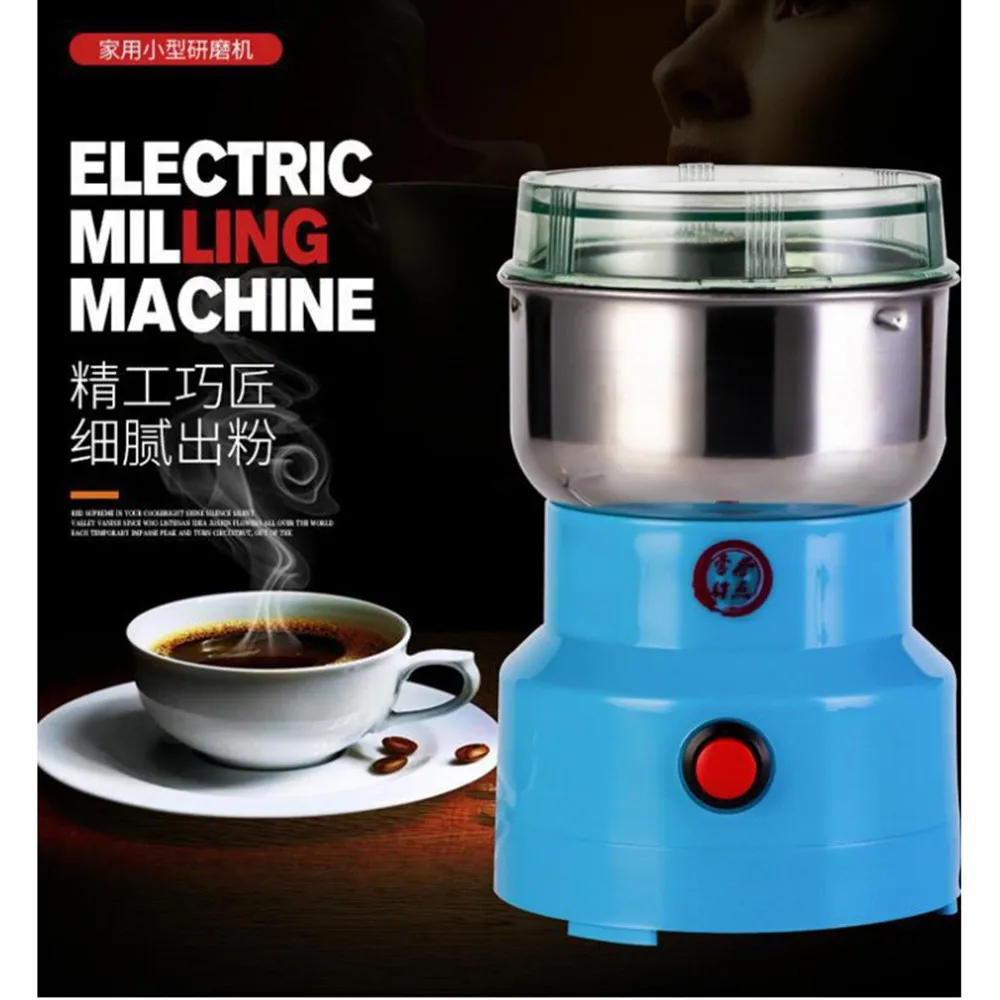 

Mini Electric Food Chopper Processor Mixer Blender Electric Coffee Grinder Kitchen Cereal Nuts Beans Spices Grains Machine