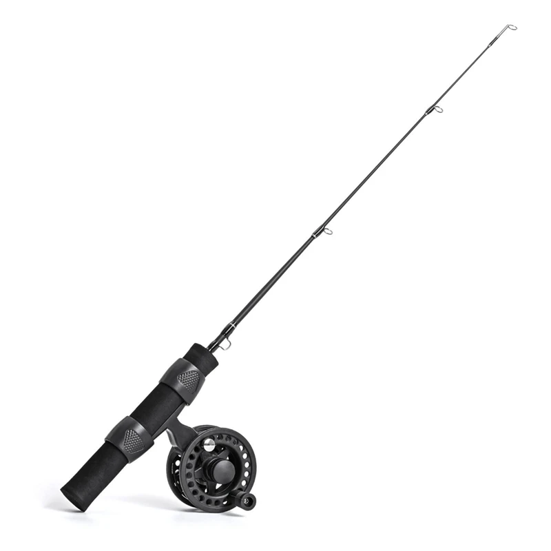 

1 Pcs 51Cm Winter Fishing Rod Reel Combo Set Portable Ultra-Short Antiskid Grip Tackle Fisherman