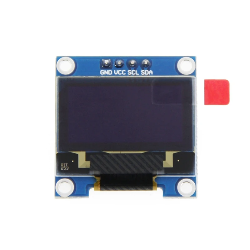 

Светодиодный ЖК-дисплей 0,96 дюйма IIC I2C Serial GND 128X64 O, модуль SSD1306 для комплекта Arduino, белый дисплей
