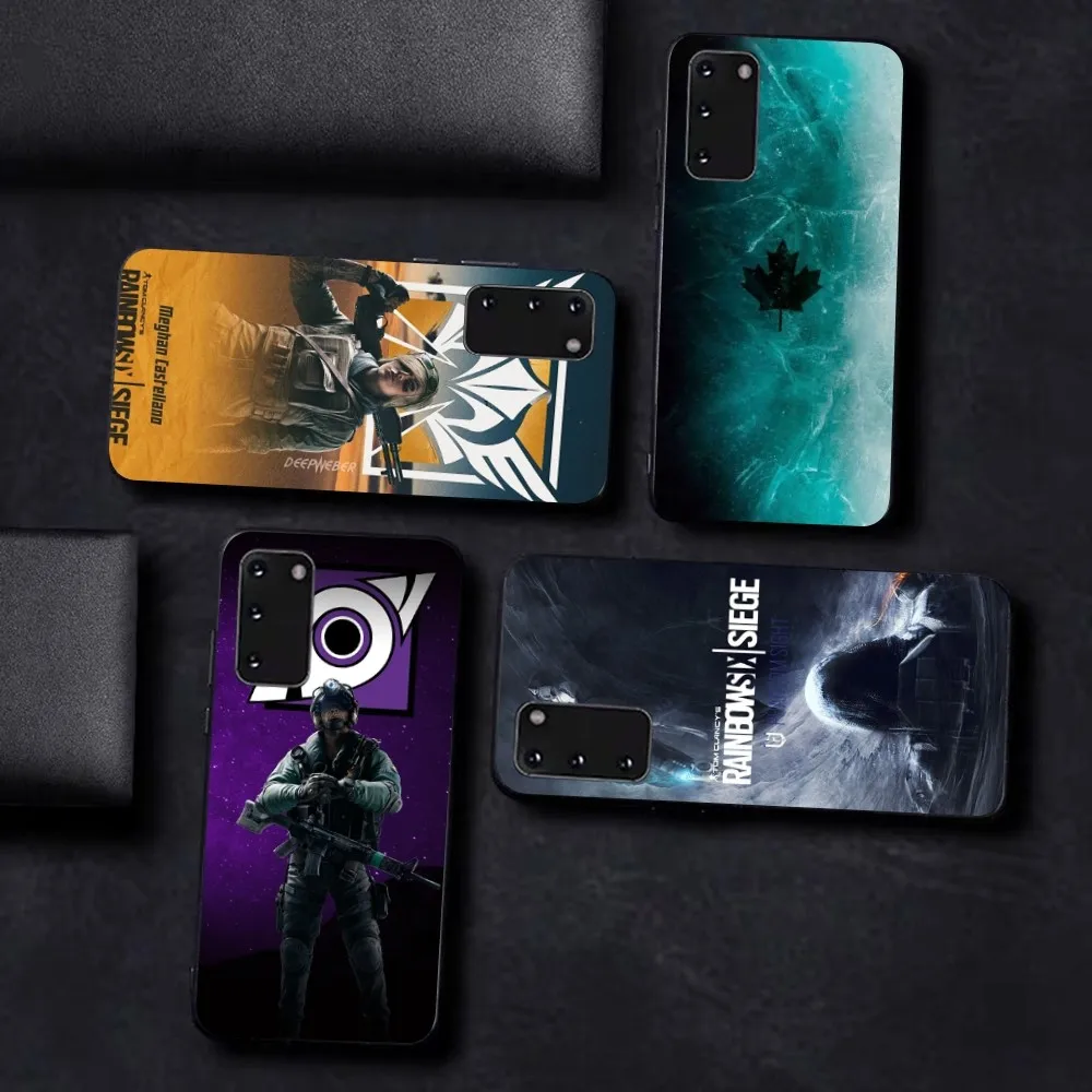 Чехол для телефона Game Rainbow S-Six S-Siege Samsung S 9 10 20 21 22 23 30 24 Plus Lite Ultra FE S10lite Fundas