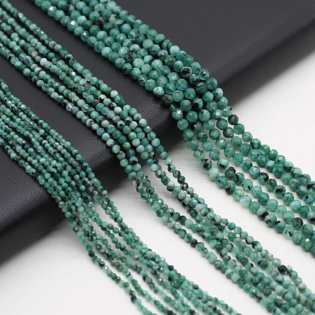 

Natural Stone Faceted Beaded Green Stone Gemstone Isolation Loose Beads for Jewelry Making Diy Necklace Bracelet Accessories
