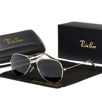 aviation brand design pilot sunglasses men women vintage mirror uv fashion classic goggles for driving fishing sun glasses bans