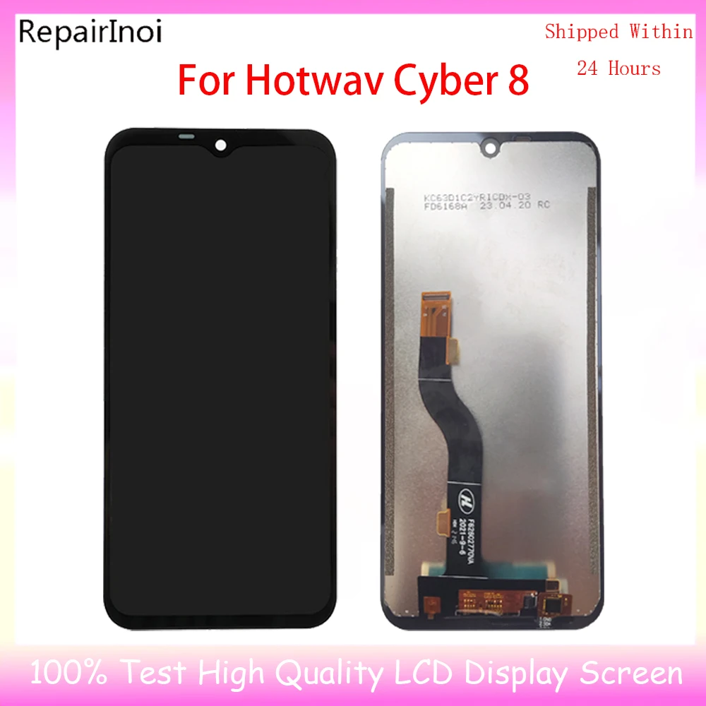 Мобильный телефон LCD дисплей для Hotwav Cyber 8 кодирующий преобразователь сенсорного