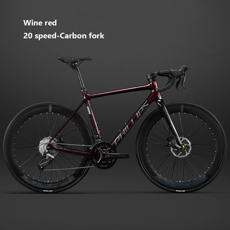 Гоночный велосипед из углеродного волокна 18/20 скоростей