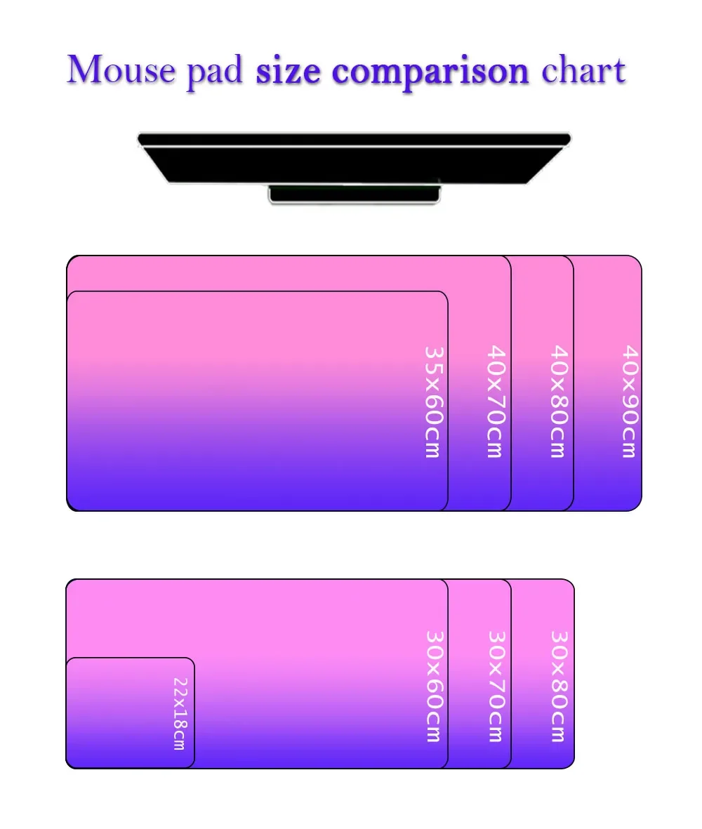 Японский аниме Kawaii Samurai Настольный коврик Фиолетовый Игровой Коврик для мыши