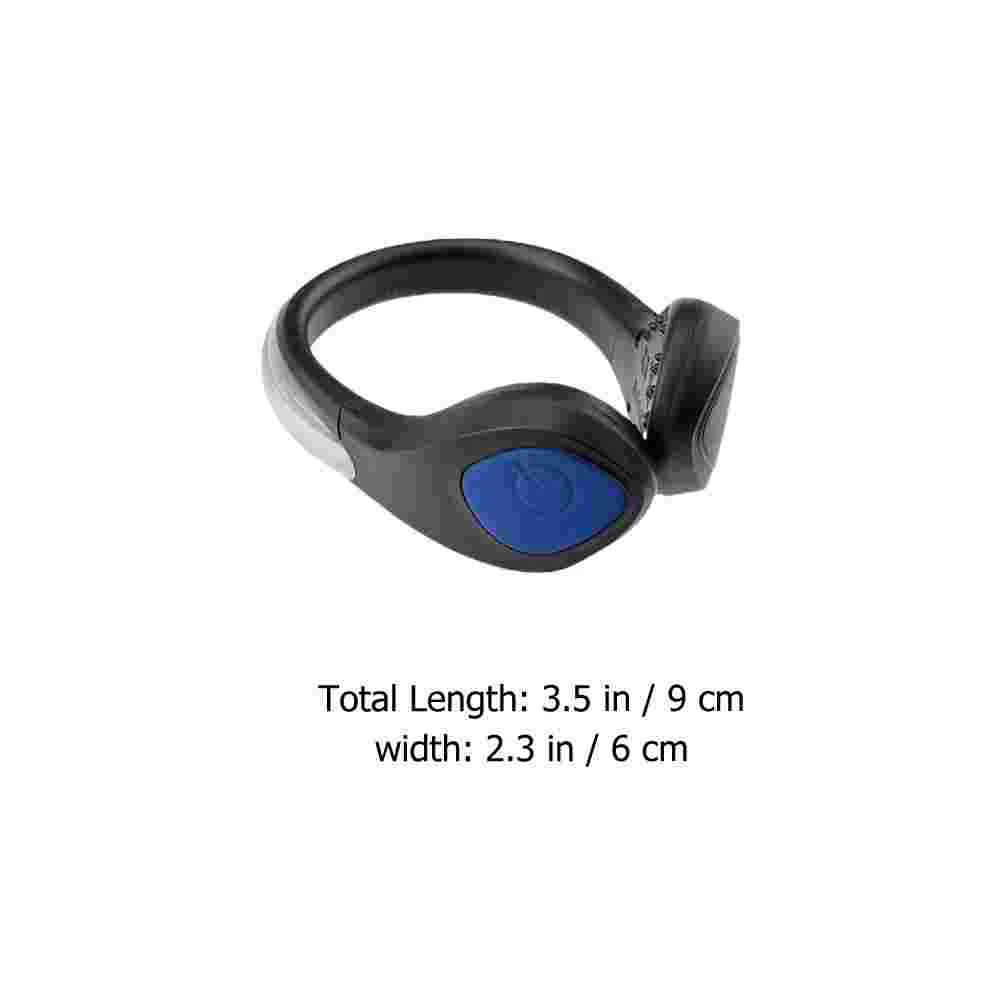 6 шт. ходовые огни светодиодные зажимы для обуви ночные ходьбы светоотражающие