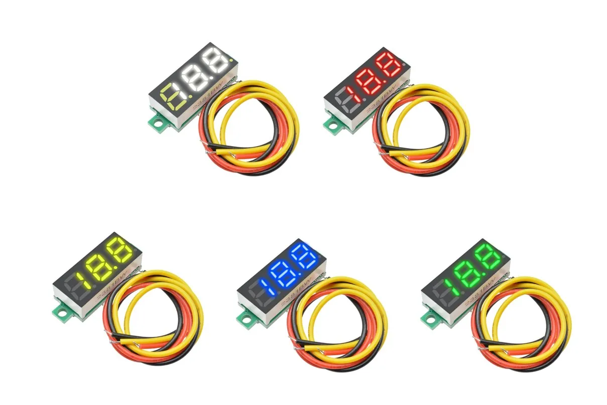 Цифровой вольтметр 0 28 дюйма 3 7-30 в 0-100