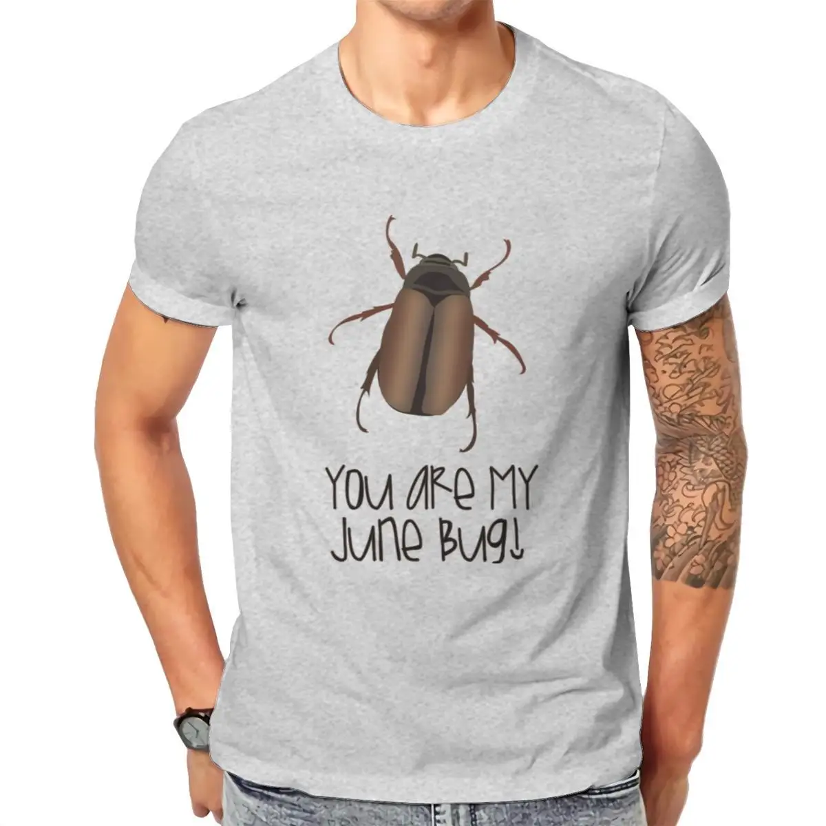 

Wholesale You are my June Bug! Mens T-Shirt Fashion Pink Aesthetic Mens Clothes 103300
