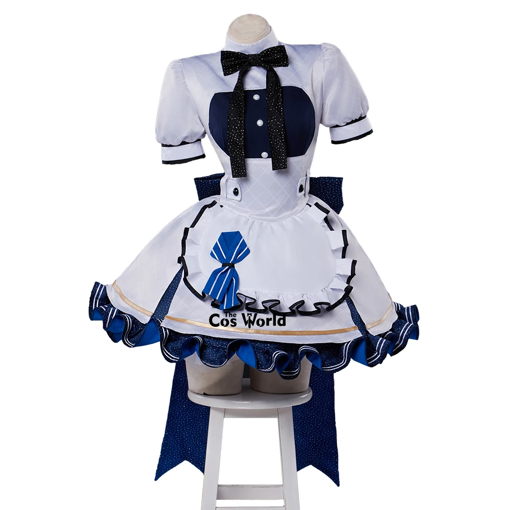 Фартук горничной Miku Baker платье костюмы аниме для косплея