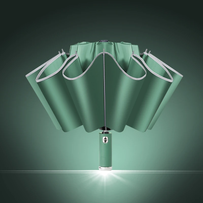 

Полностью автоматический зонт для фотолампы, складной зонт с 12 осями для защиты от дождя и дождя, для мужчин и женщин, двойного назначения, большой