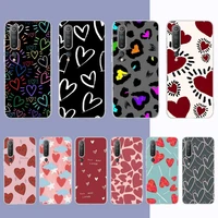 cute love heart phone case for samsung s21 a10 for redmi note 7 9 for huawei p30pro honor 8x 10i cover