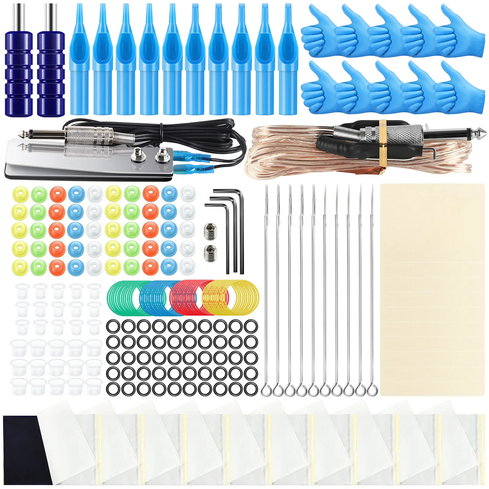 

Tattoo Set Machine Supply Shader Makeup Tips Professional Body Painting Art Safety Tattoo-Needles-liner Pen Tattoo DIY Tools