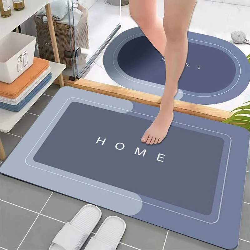 Напольный коврик для ванной супервпитывающий Противоскользящий легко моющийся