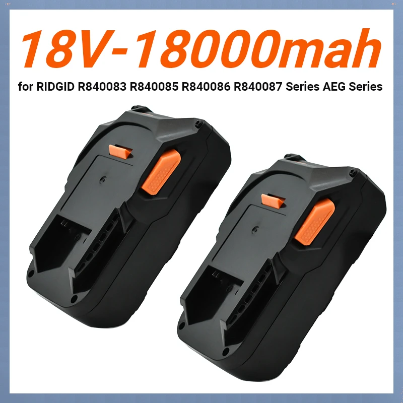 

100% high quality 18V Li-ion Rechargeable Power Tool Battery for RIDGID R840083 R840085 R840086 R840087 Series AEG Series