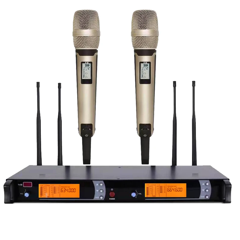 Оригинальная YAMAH 2 SKM9000 UHF беспроводная микрофонная система для караоке ручная