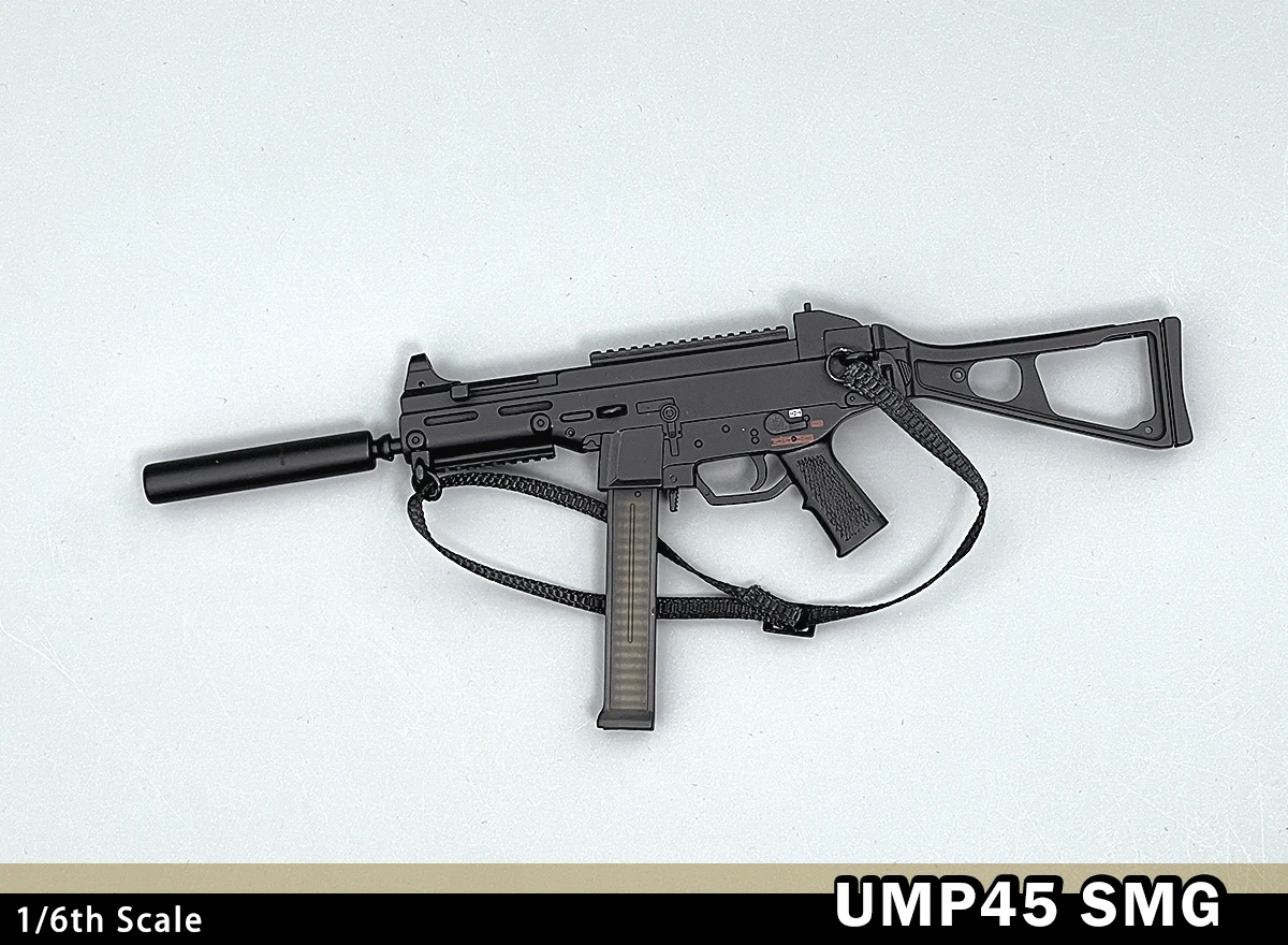 Фото НОВЫЙ масштаб 1/6 UMP45 SMG модель пистолета-пулемета 77027 для 12 дюймов фигурка военного солдата армейская коллекция игрушек №4
