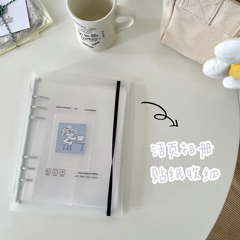 

Переплетное кольцо Коллекционная книга Корея Idol органайзер для фотографий Журнал Дневник ежедневник цилиндрическая Обложка школьные канц...