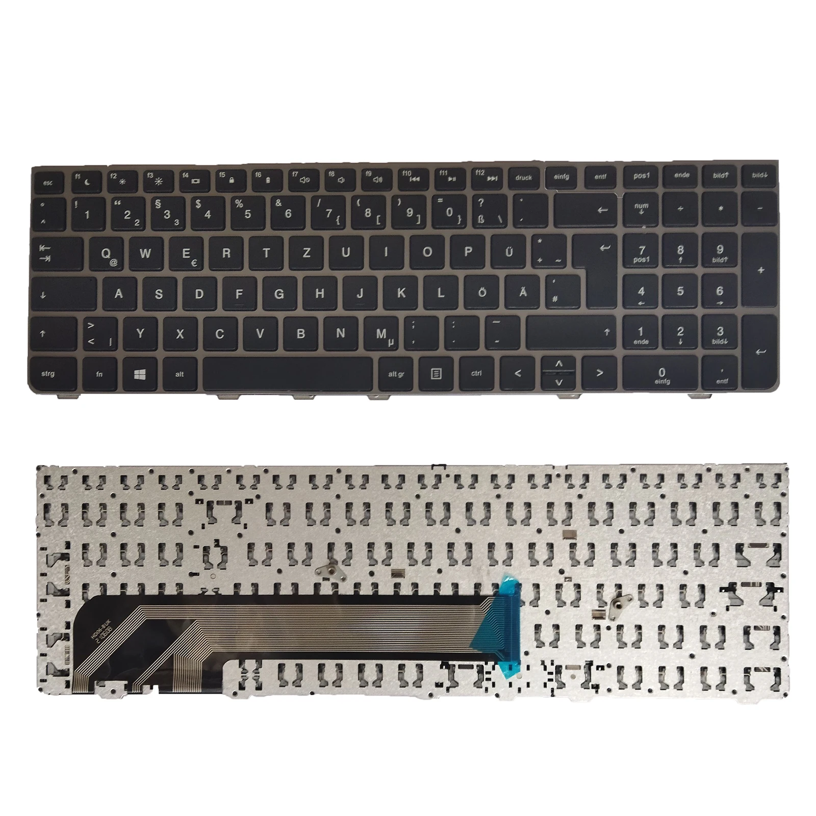 

New for HP Probook 4535S 4530S 4730S GR Keyboard SILVER FRAME