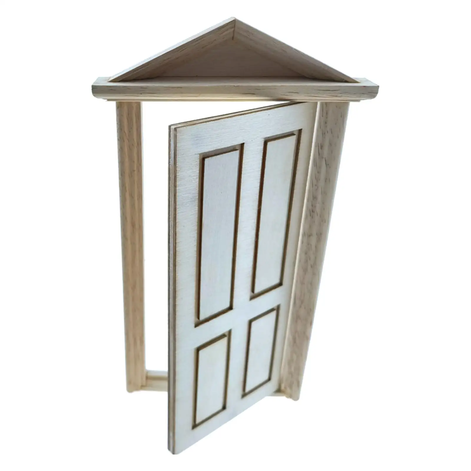 

Миниатюрный Кукольный домик, деревянная дверь, столовая, украшение 1:12, декоративные принадлежности