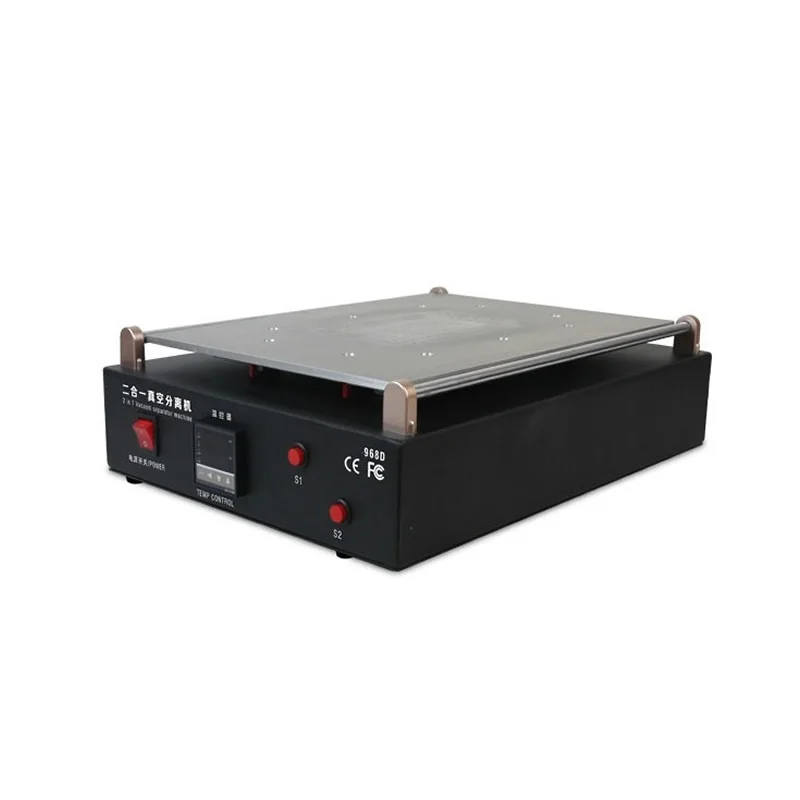 

LY 968D 2 In 1 Built-in Vacuum LCD Screen Separator Separating Machine with 8pcs Opening Tools and OCA Roller 19 Inches