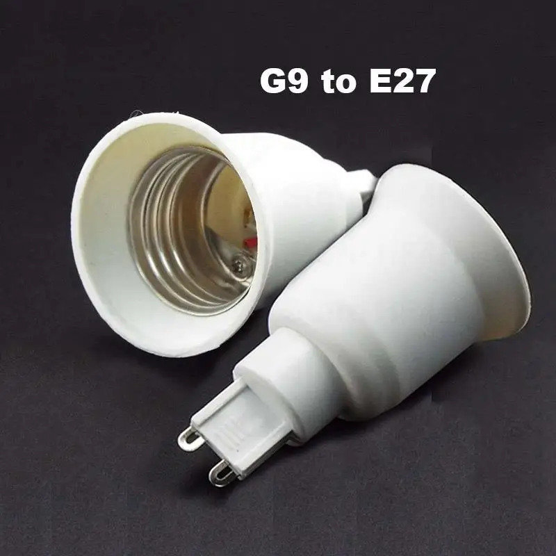 

G9 to E27 Socket Base Halogen CFL Light Bulb Lamp Adapter Converter Holder Durable Lighting Accessories Lamp Converters B4