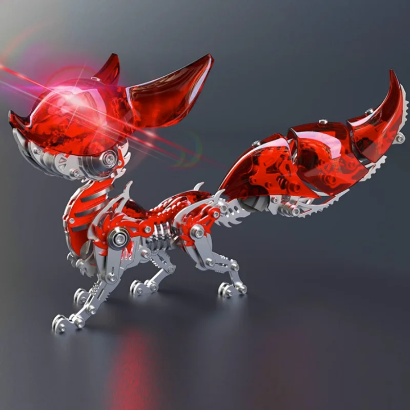 Металлические 3D-пазлы механический Linglong Fox Hanfei наборы металлических моделей