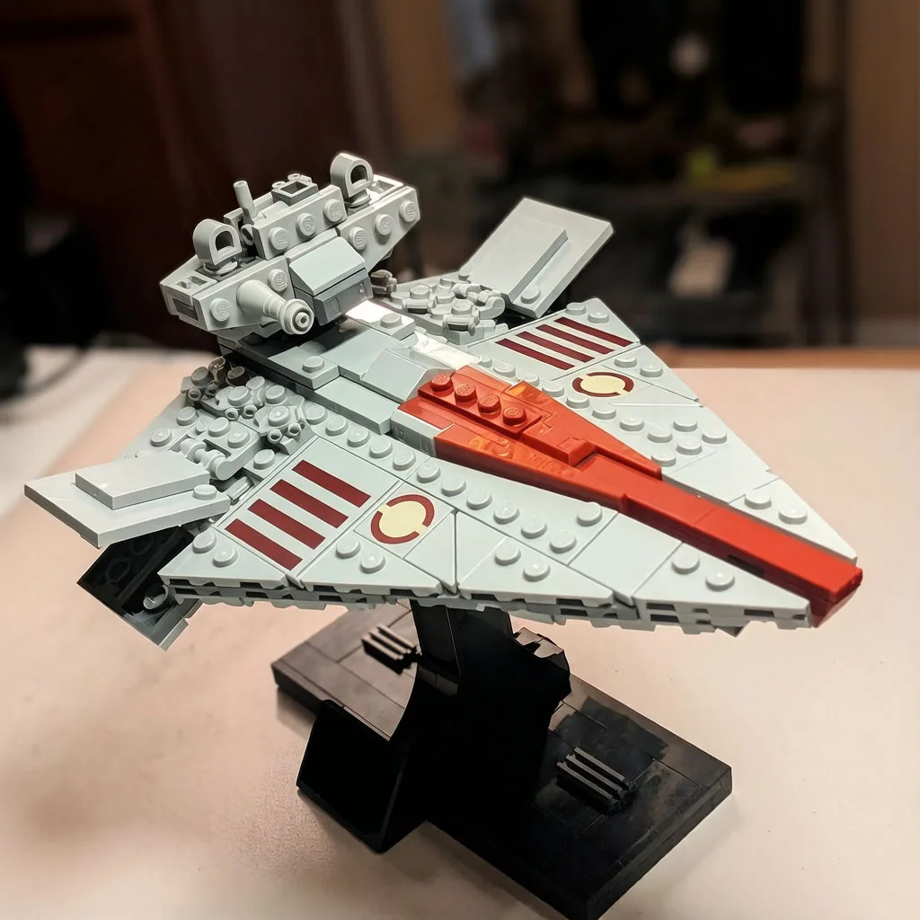 Фото НОВЫЙ НАБОР СТРОИТЕЛЬНЫХ БЛОКОВ MOC: Разрушитель класса Republic Victory и штурмовые корабли класса Imperial Acclamator. Конструктор DIY, игрушки, подарки. №2