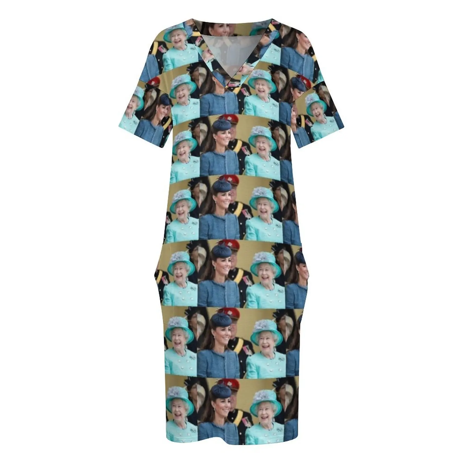 ХХ Кэтрин Герцогиня Кембриджвиа и ХМ Королева Елизавета II 2012. Женские платья Pro