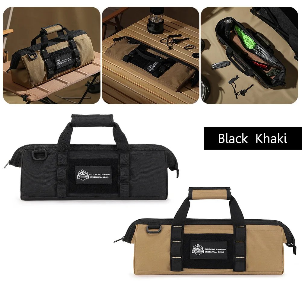 

Многофункциональная походная сумка для хранения, портативный держатель для колышек, 1000D, из ткани Оксфорд, для кемпинга, пикника, походов