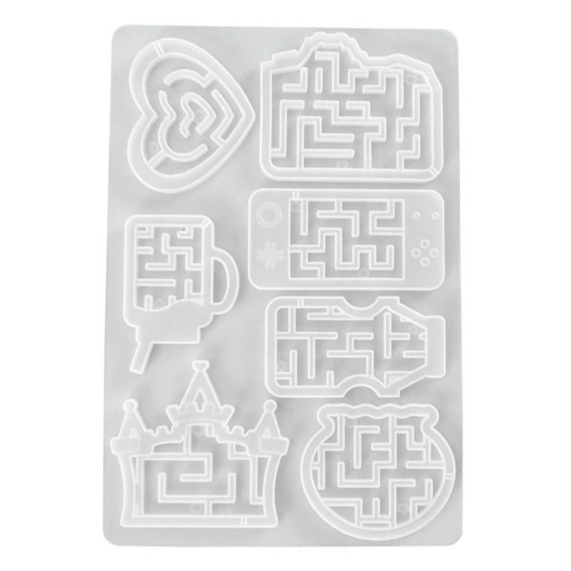 

DIY Crystal Epoxy Mold Quicksand Series Table Jewelry Silicone Mold