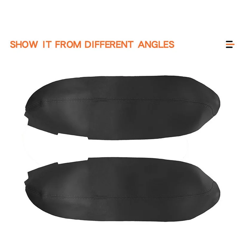 

Для салона автомобиля Acura RL 2005-2012 из микрофибры, 2 шт., крышка панели подлокотника передней двери, отделка, черный