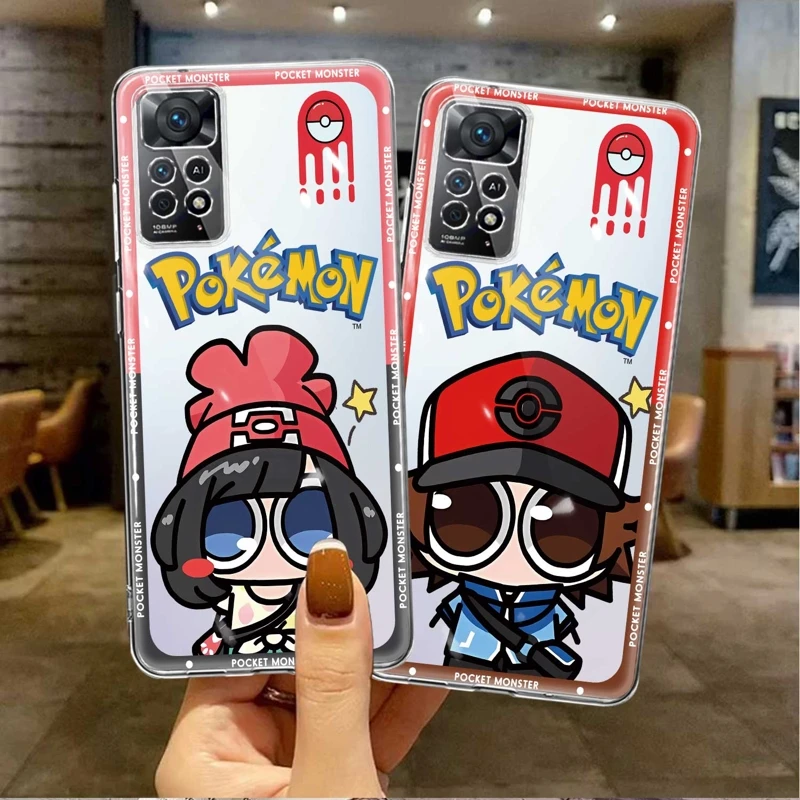 

For Xiaomi Redmi 9C 10C 9 12C 9A K40 Pro 9T Redmi9 Pokemon Gos Girls Games TPU Cover Case