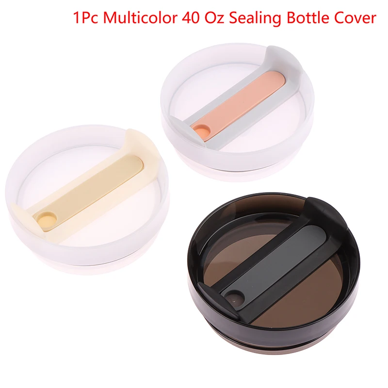 

1PC Multicolor 40Oz Sealing Bottle Cover Splash Spill Proof Plain Plastic Replacement Lids for Tumbler Cup Accessories