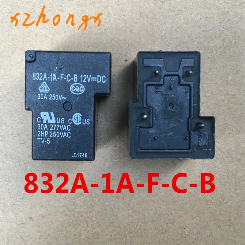 Реле 832A-1A-F-C-B 12 В постоянного тока 30 А, 4 контакта, 2 шт.