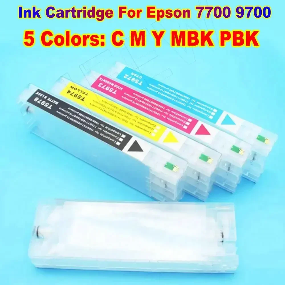 7900 9900 Запасной картридж для принтера с чипом Epson Stylus Pro 7890 9890 7908 9908 7910 9700 7700 700 мл