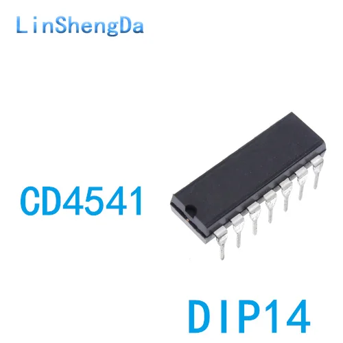 

10 шт. CD4541 CD4541BE DIP14 встроенное программируемое колебание/таймер