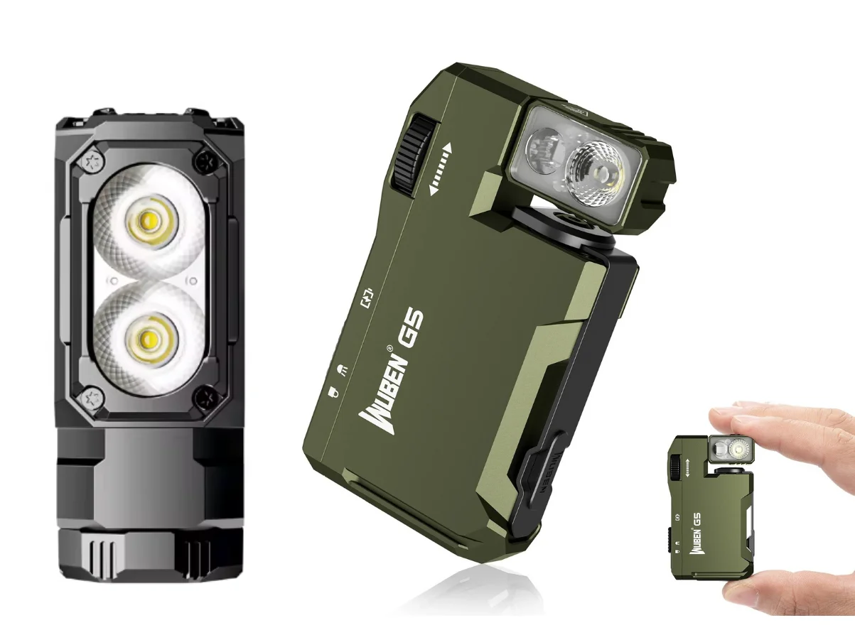 

Wuben E7 1800 люмен + G5 EDC 400 лм фонарики