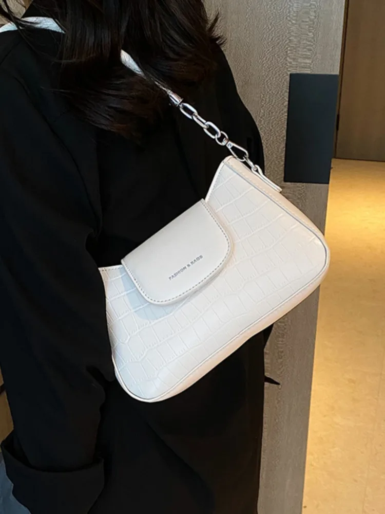 

Cute PU Leather Crossbody Bags for Women 2022 Summer Fashion Chain Shoulder Luxury Brand Handbags and Purses Female
