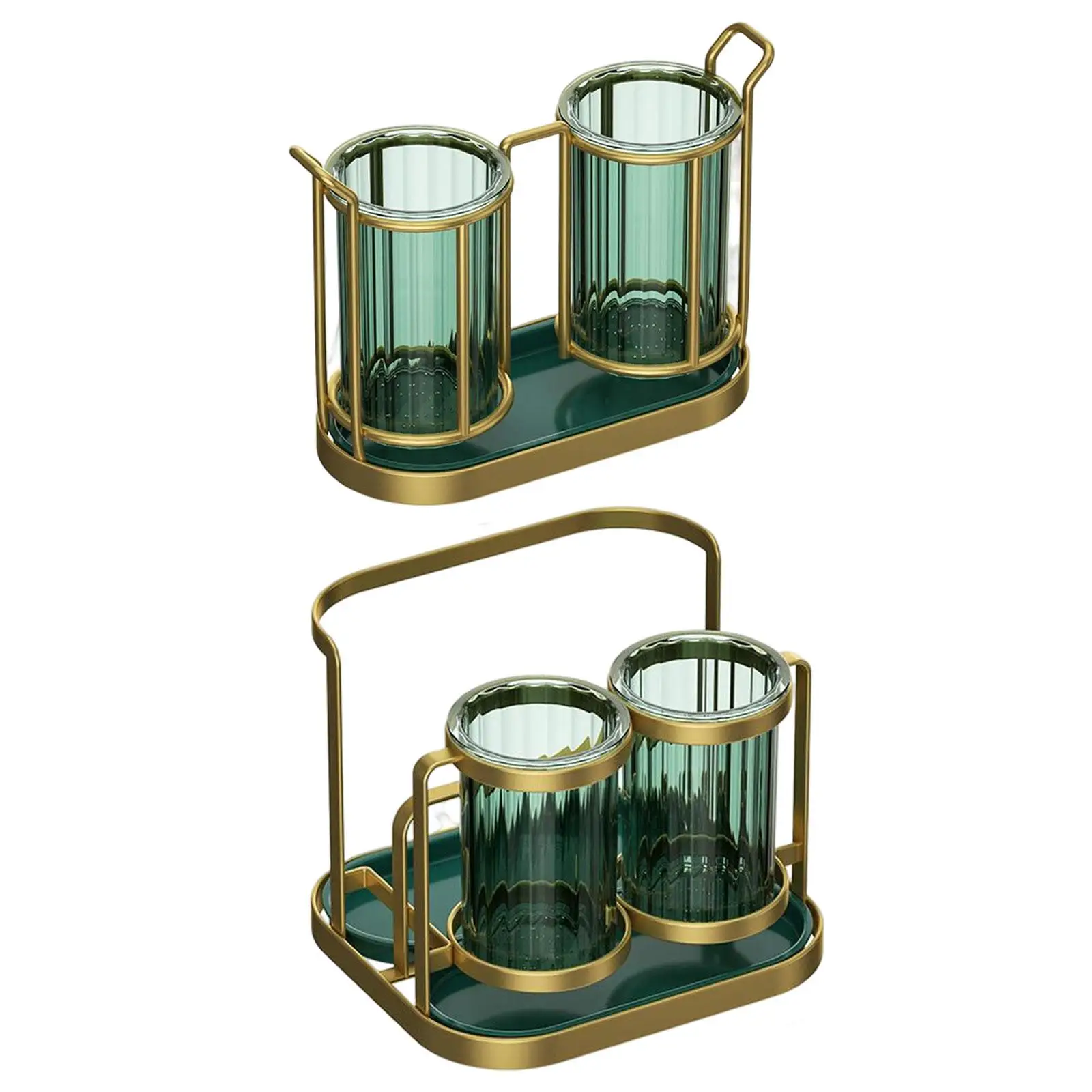 

Utensil Holder Multifunctional with Drain Tray for Restaurant Dining Table