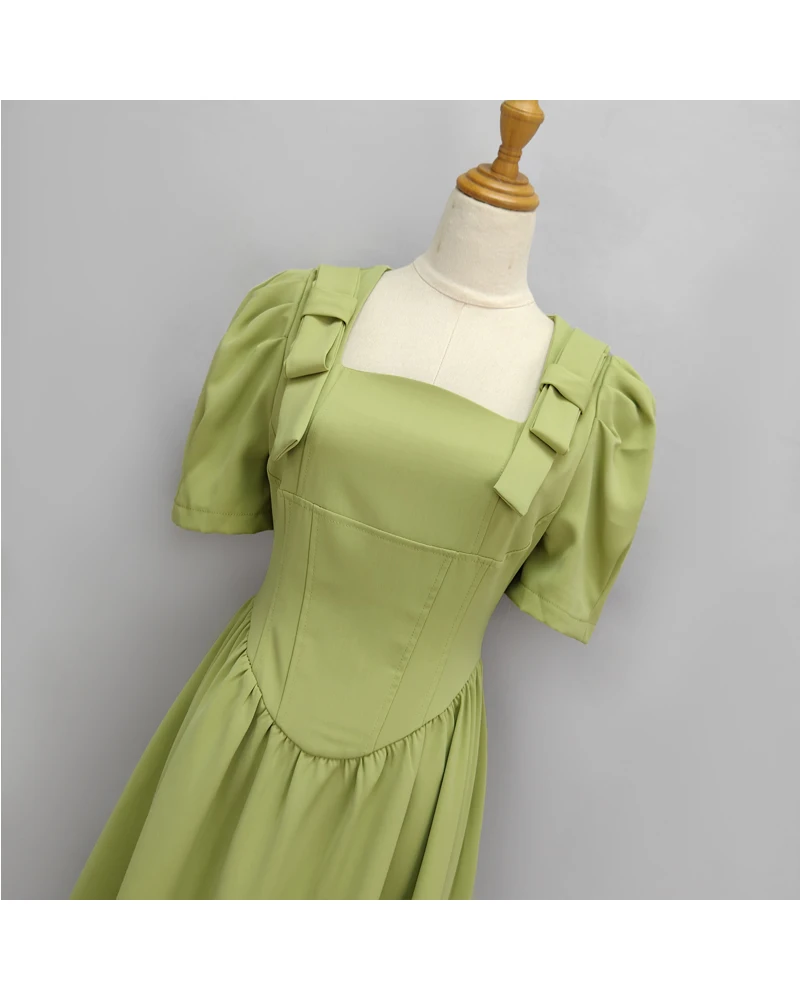 Длинные платья-миди с карманами а-силуэта | Повседневные платья