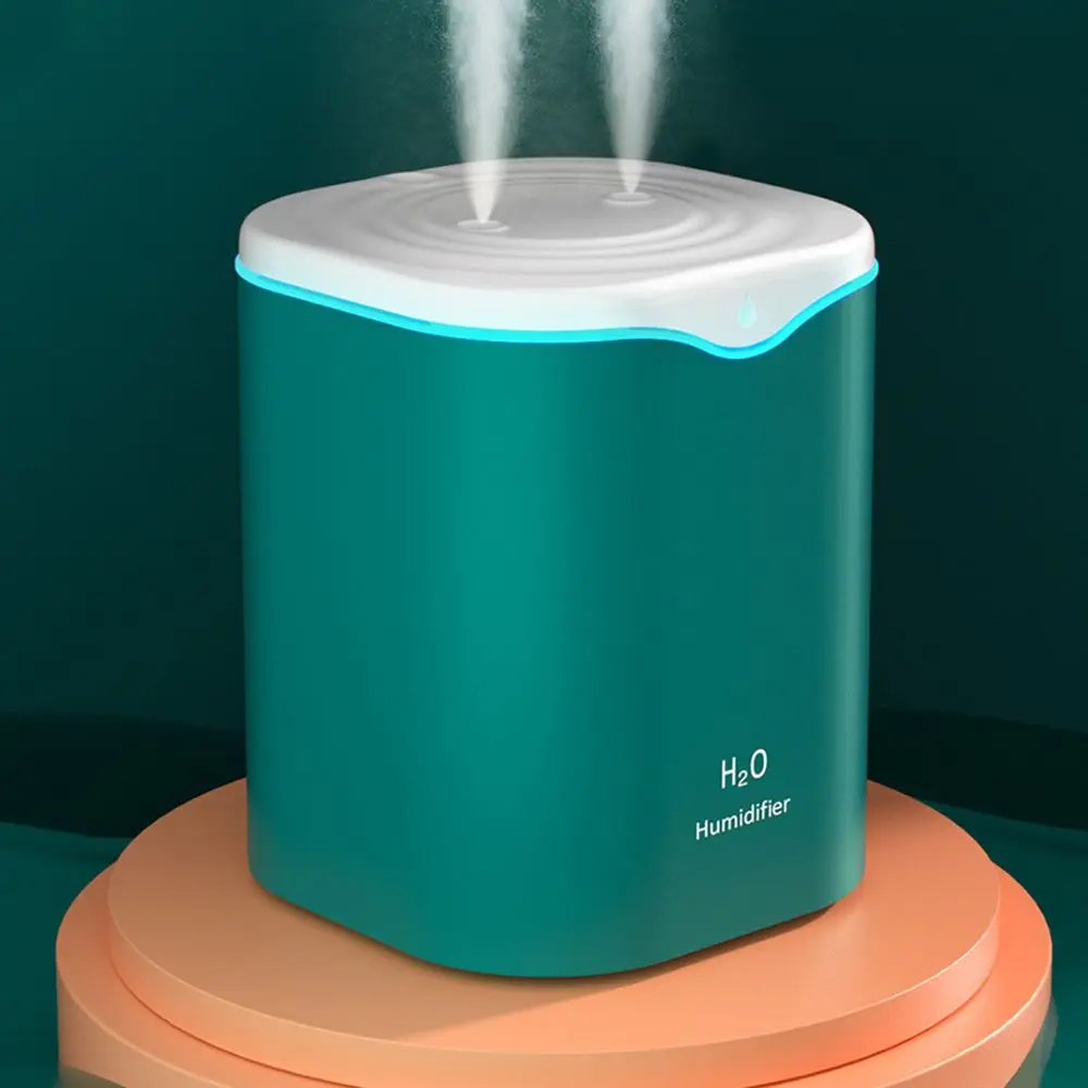 

New 1PC USB Air Humidifier Double Spray Port Essential Oil Aromatherapy Diffuser Cool Mist Maker Purifier Aroma Diffuser