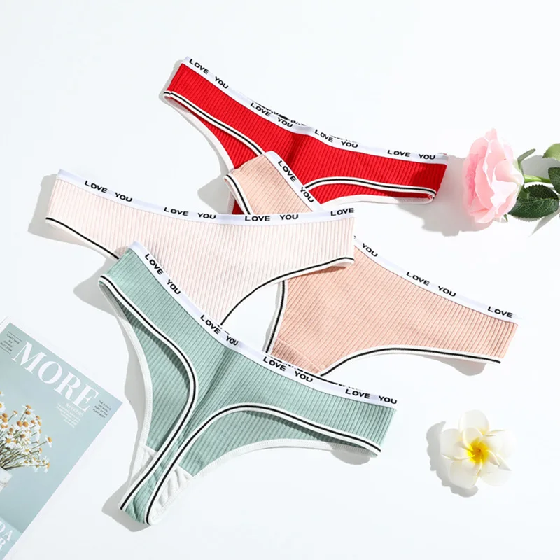 

New G-line Pants For Women Charm Breathable Pure Cotton T-line Briefs Sexy Hip Lift Cotton Crotch Female Triangle Underpants