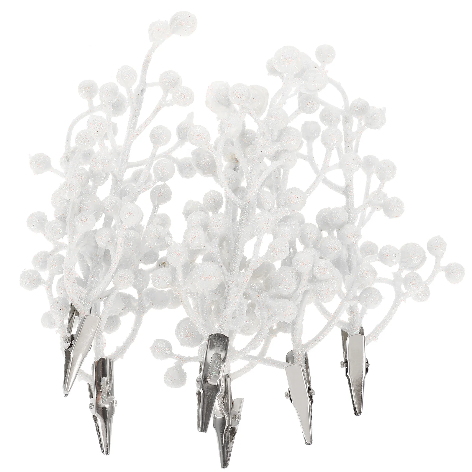 6 шт. рождественские украшения для дома елочные блестящие зажимы маленькие