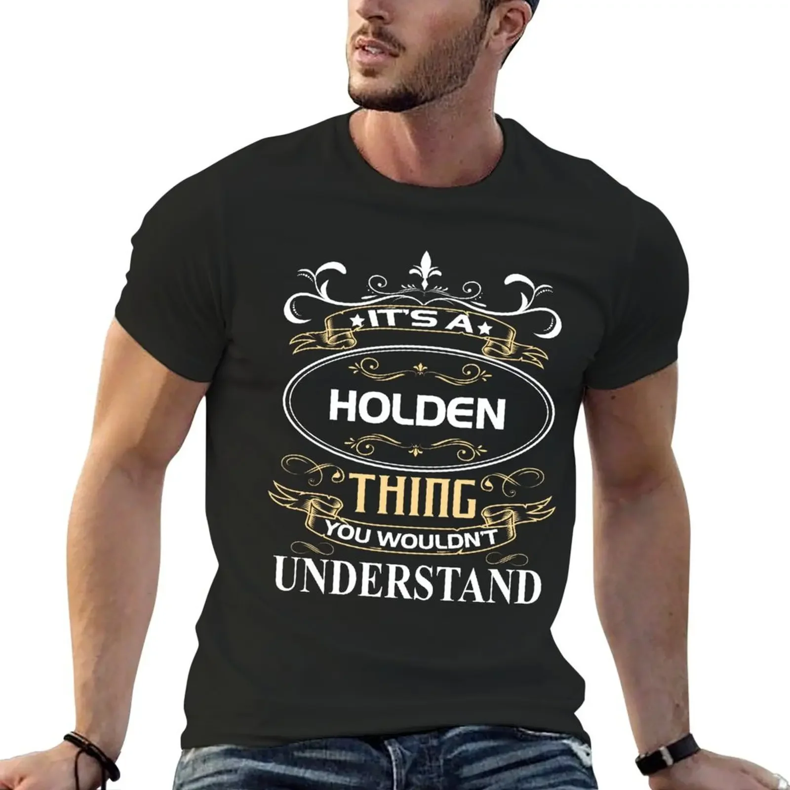 Футболка Holden Name It's A Thing You Wouldn't Understand футболки с рисунком черные для мужчин