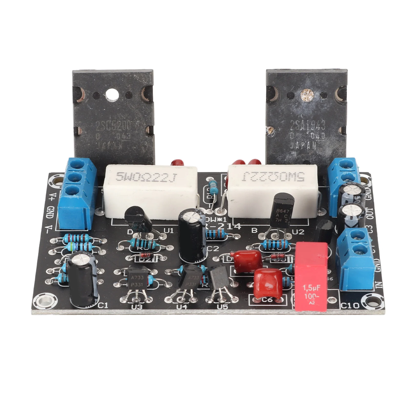 Плата усилителя мощности Mono High Power 2SC5200 2SA1943 |